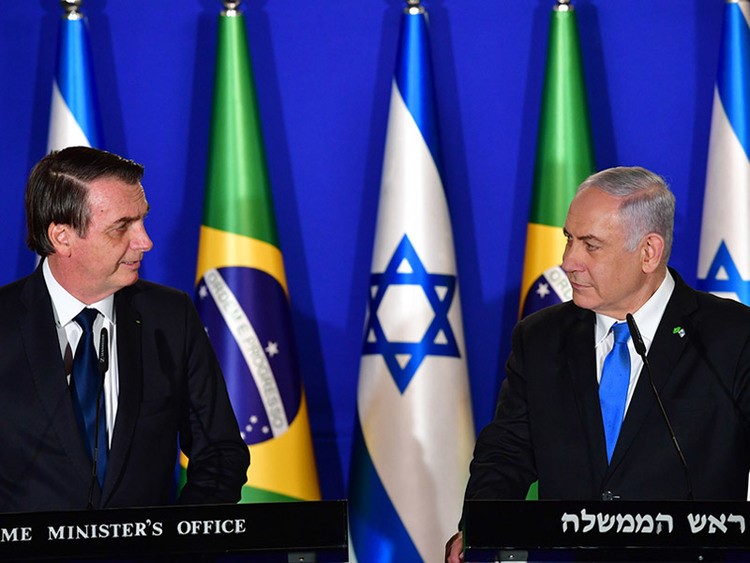 Brasiliens Präsident Bolsonaro und Premierminister Netanyahu